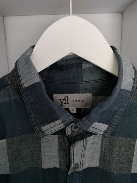 Koszula męska w kratę rozmiar S