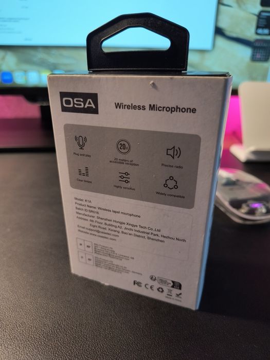 Безпровідні петличні мікрофони чистий звук шумозаглушення