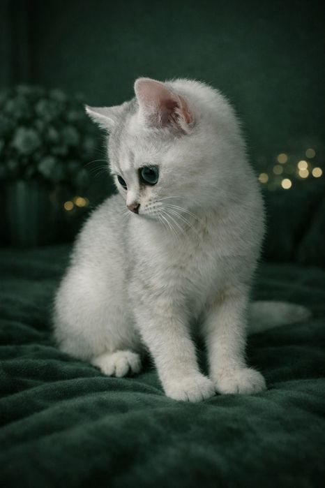 maluszek o jasnym luksusowym umaszczeniu.