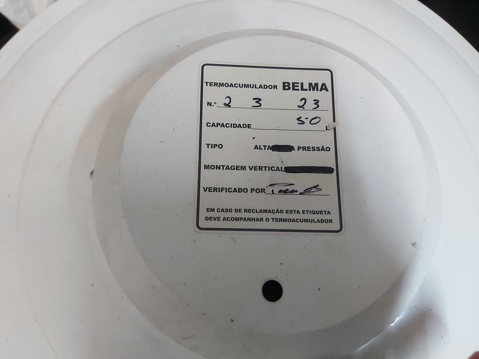 Cilindro Belma cobre 50 Litros - Semi Novo