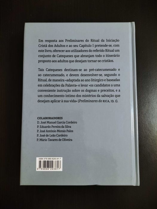 Catequeses para a iniciação cristã dos adultos