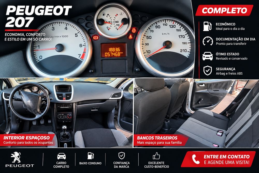 Peugeot 207 SW 57 mil kms