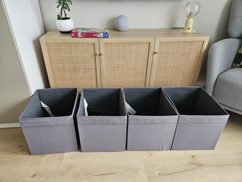 Ikea DRONA pojemnik rozkładany, 4 sztuki  33x38x33 cm