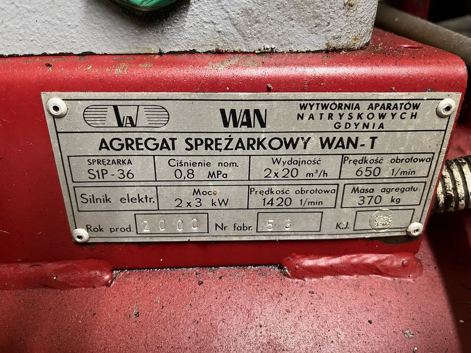 Sprężarka powietrza WAN-T S1P-36