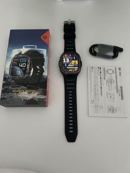 Тактичний годинник|Смарт часы|Smart Watch LIGE HT38