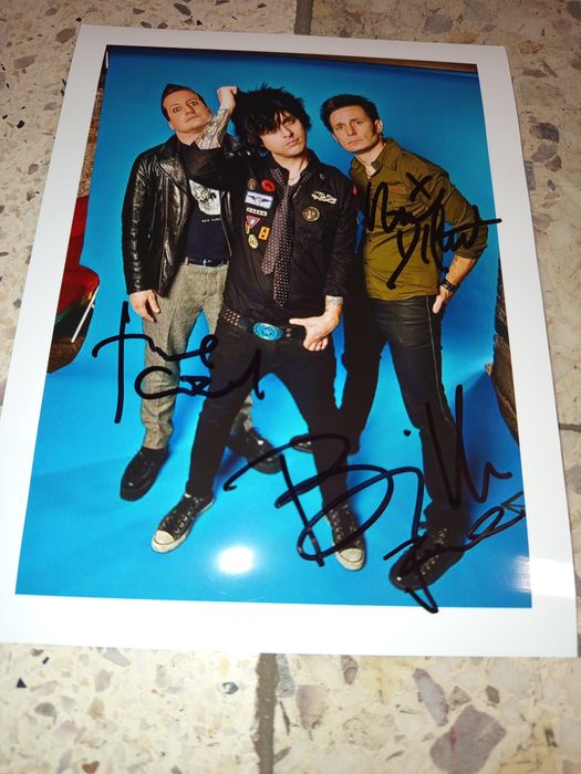 GREEN DAY! Zdjęcie z autografami!