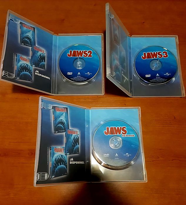 Coleção TUBARÃO ( II, III e IV A Vingança) O Terror está de volta!