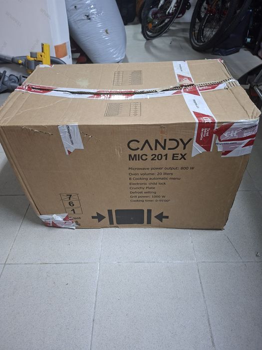 Microondas encastre Candy MIC 201 EX, novo e com garantia