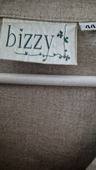 Żakiet z lnem rozpinany
