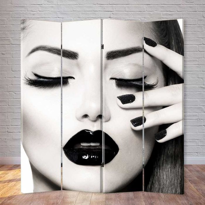 Ширма 180х160см натуральное дерево в сложенном - 180х40см 7 цветов