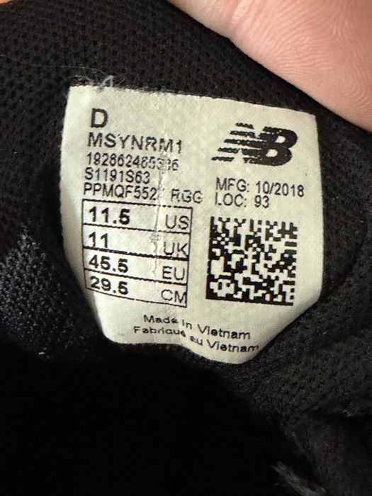 Кросівки чоловічі New Balance Synact 45.5р