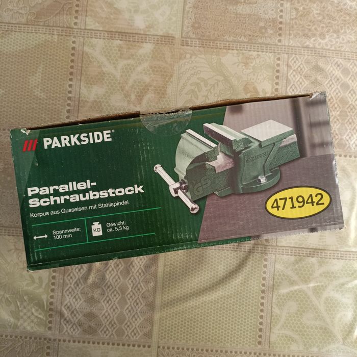 Слюсарні паралельні лещата Parkside 5,3 кг. Тиски