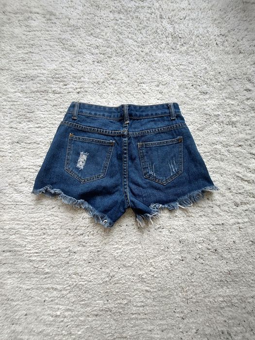 Krótkie spodenki shorty poszarpane xs/s JAK NOWE