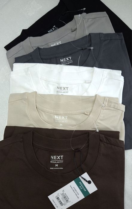 Футболка Next M, L, XL чоловіча базова