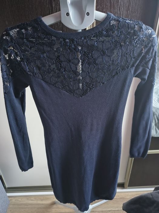 Sweterek dłuższy atmosphere M haft