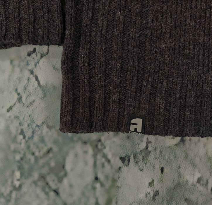 Stylowy Grafitowy Szary Sweter Damski G-Star Raw XL Half-zip stan Idea