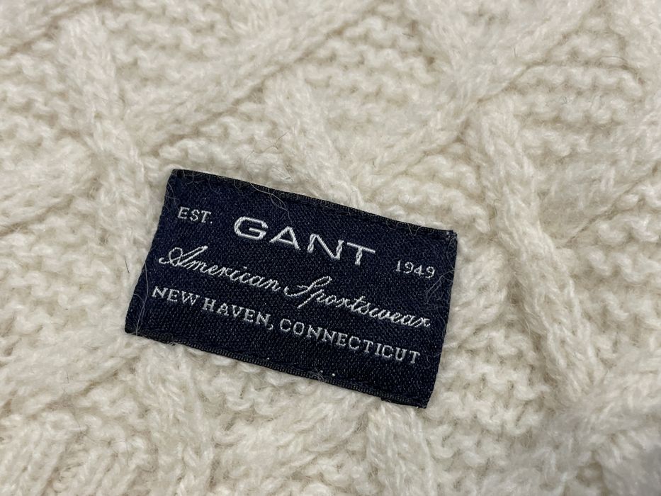 Meski Elegancki Sweter GANT Shetland Wool r. L