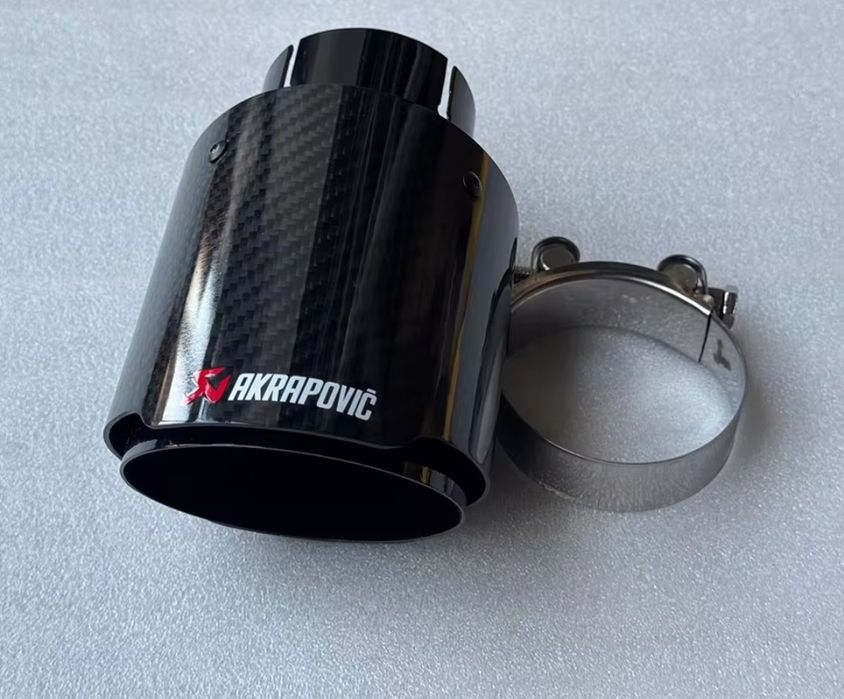 Ponteiras singulares akrapovik pretas