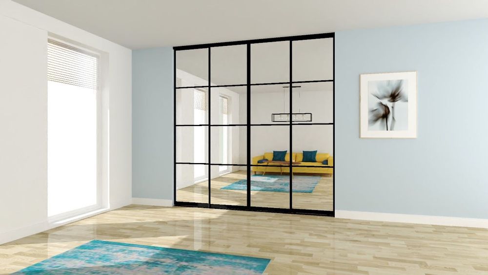 Drzwi przesuwne DO SZAFY/ DO WNĘKI wymiar wys. do 265, szer. 240-260