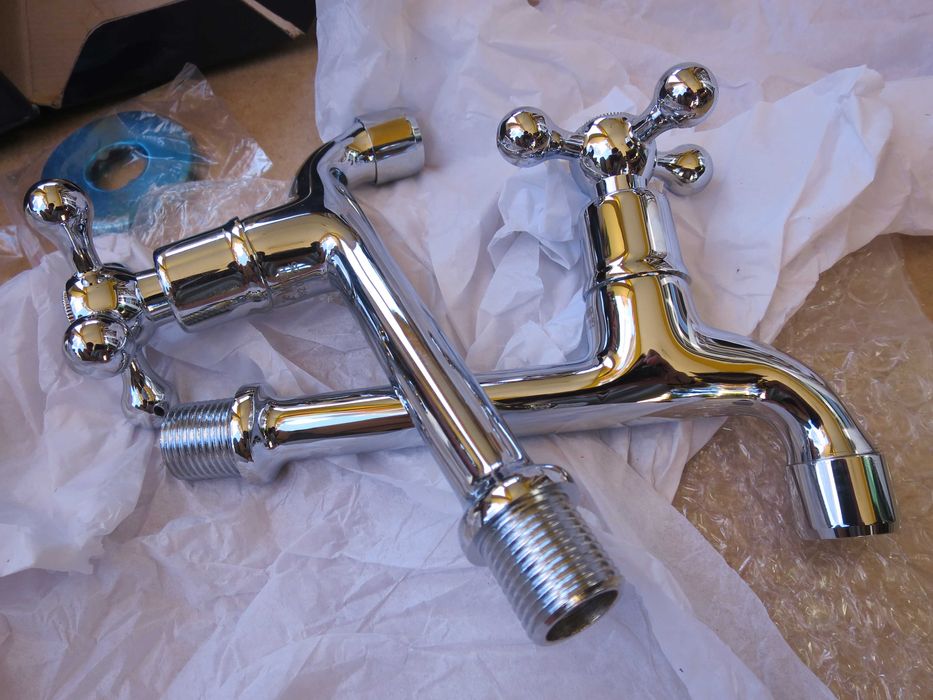 Torneiras parede bancada casa de banho wc cromada estilo tradicional