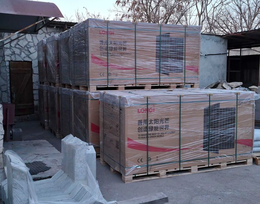 Сонячні панелі 450, 615, 640Вт, Tier 1 монтаж.