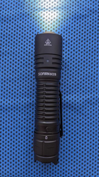 Ліхтарик тактичний Sofirn SC28 діод XHP50B 5700-6000k акб 21700