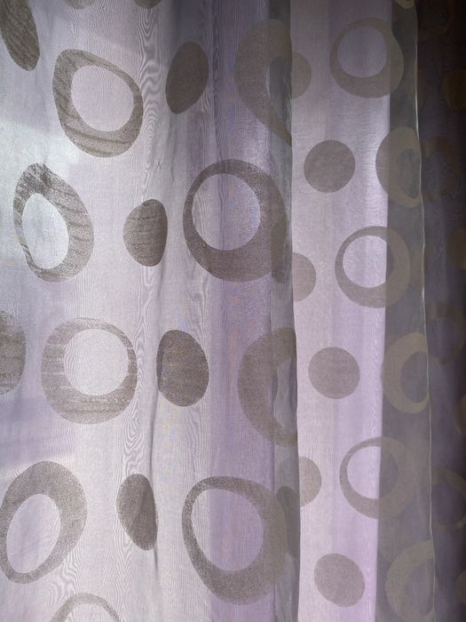 Conjunto de 2 cortinados cinzentos
