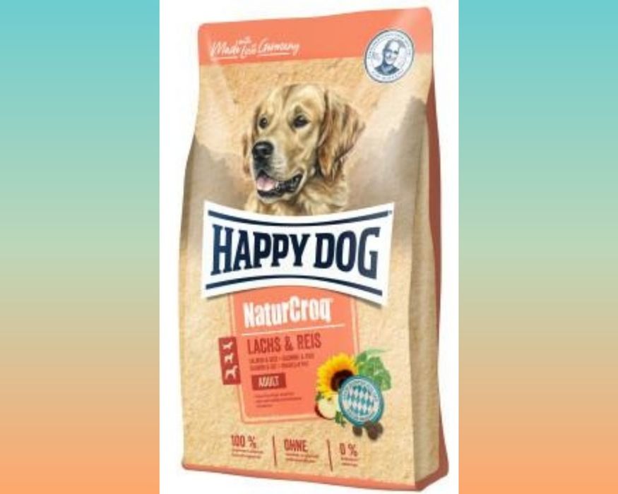 Сухой корм для собак Happy Dog NaturCroq Lachs&Reis Вес 4 кг и 11 кг