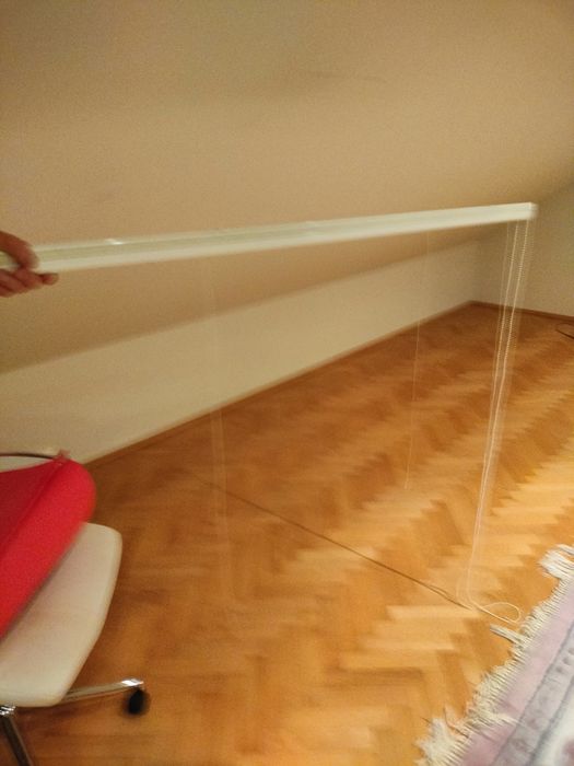 Roleta rzymska na duże okno