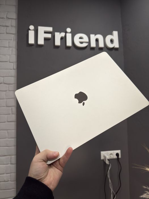 Used MacBook Air M3 15ʼ Starlight 16/512 Gb,гарантія від магазину.