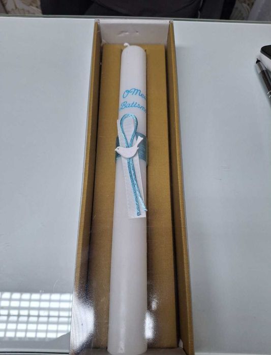 Velas e conjuntos Batismo com caixa e envio