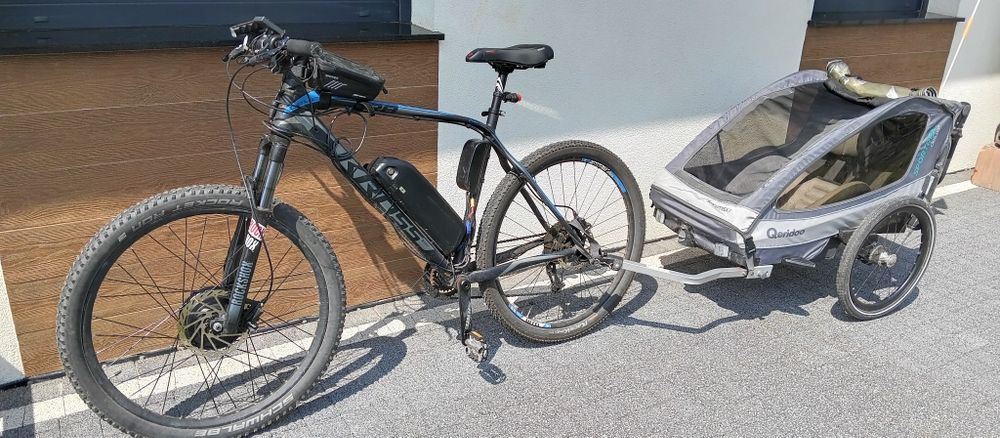 Przyczepka rowerowa Qeridoo Sportrex Deluxe