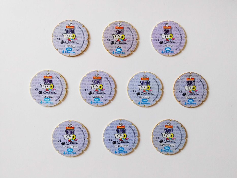 10 tazos TRI TAZO | Matutano lote ou venda a vulso