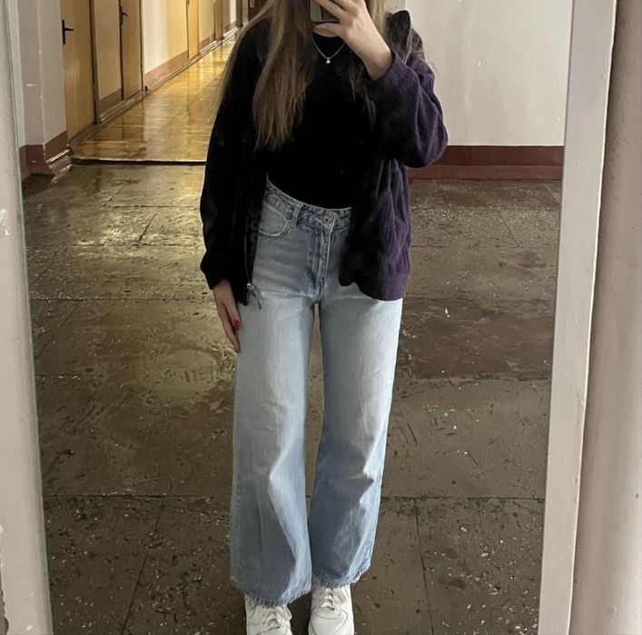 Світлі широкі джинси its basic