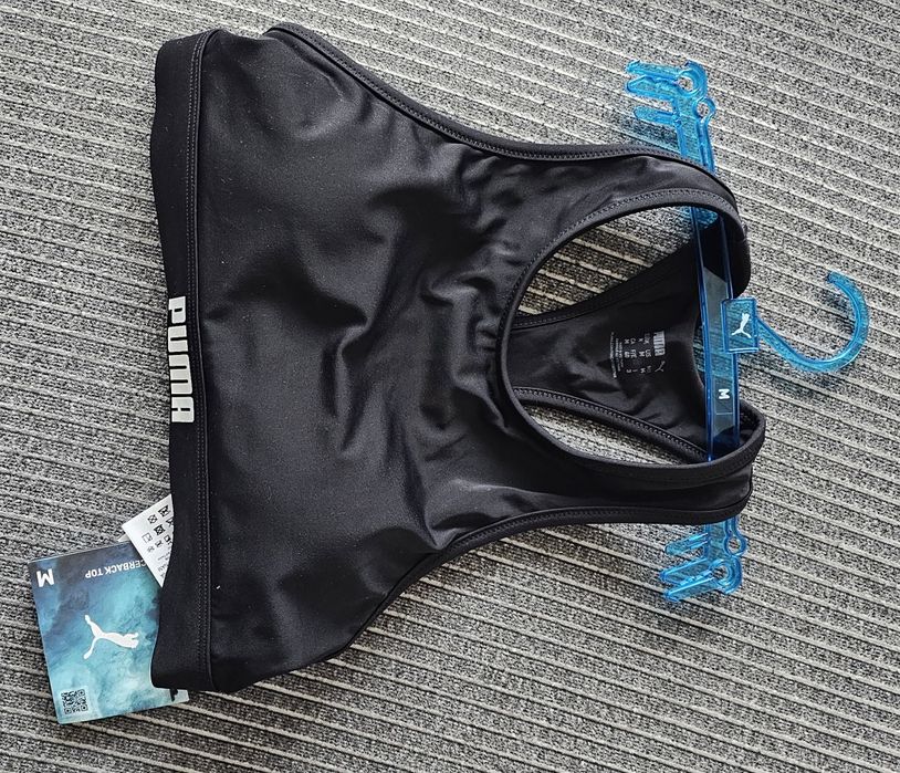 PUMA Fato de banho com costas cruzadas, parte superior de biquíni para