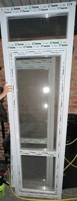 Двері склопластикові