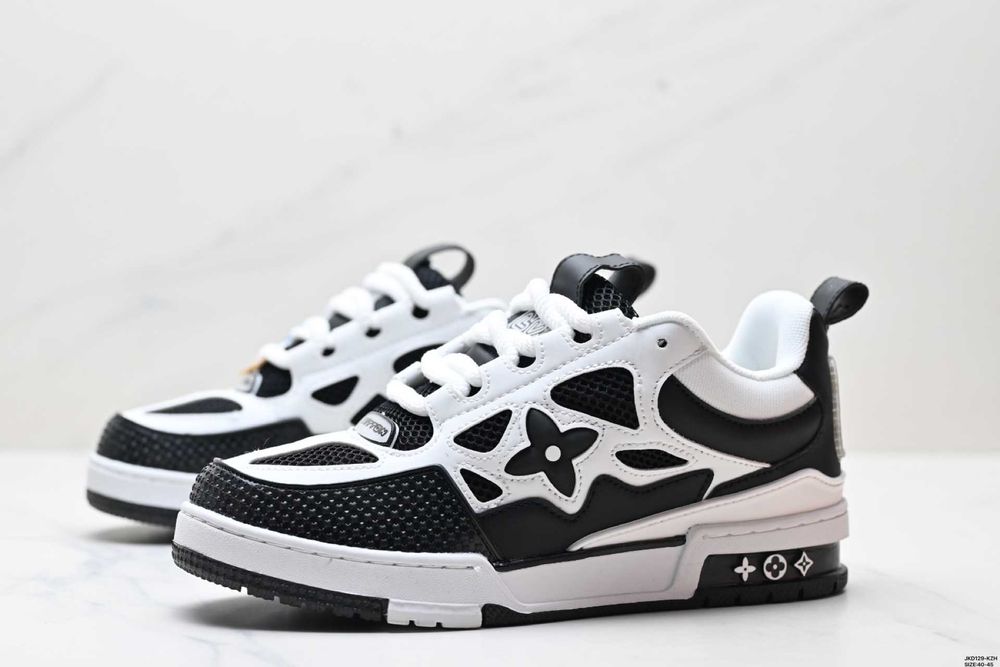Louis Vuitton LV Skate Sneaker Marine White Black R.45