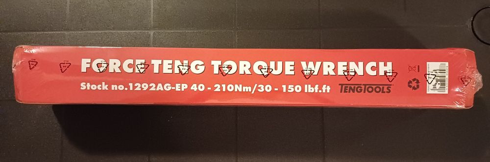 NOVO & SELADO - Chave TengTools  Dinamométrica 1/2" 40-210Nm
