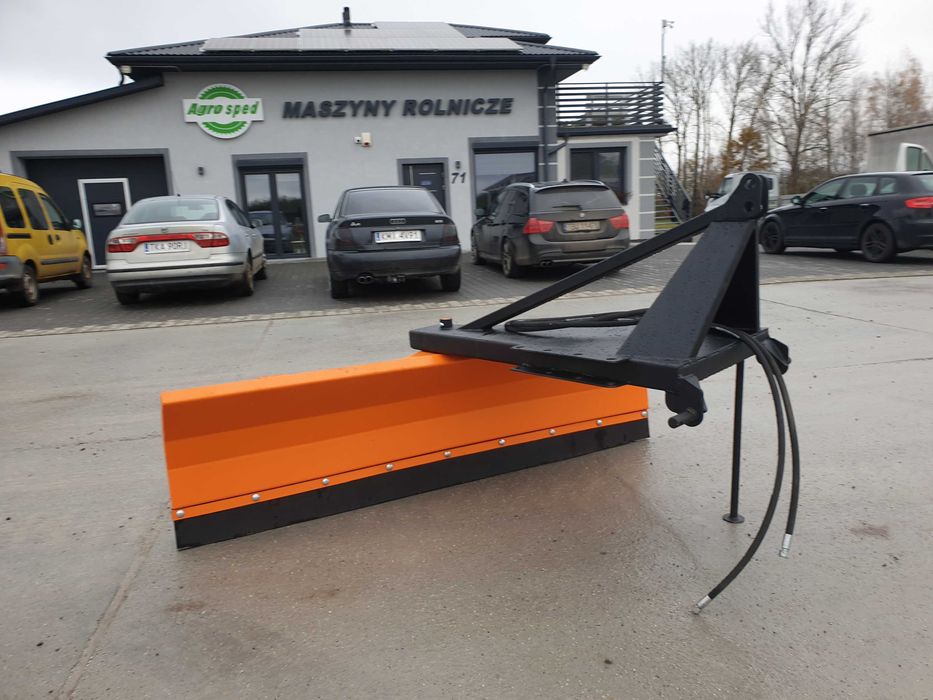 Pług do śniegu na tył-OBROTOWY 360 stopni do ciągnika spych