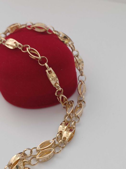 Łańcuszek złoty wzór Versace 14 karat, 585 próba