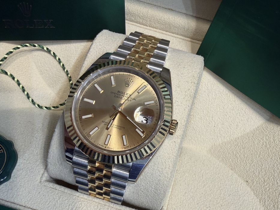 Rolex Datejust 41 mm złoto pr 750 gwarancja ROLEX FULL SET