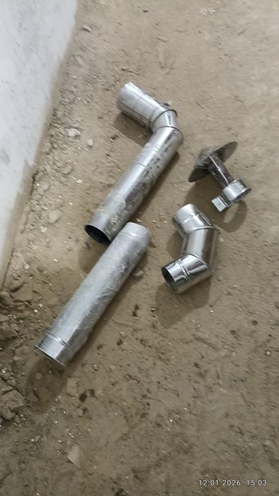 Продам майже нові труби  витяжки на котел