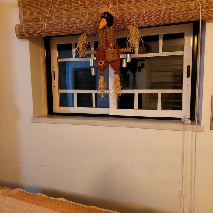 portas e janelas usadas em alumínio, brancas, com vidro duplo, completas, como novas
