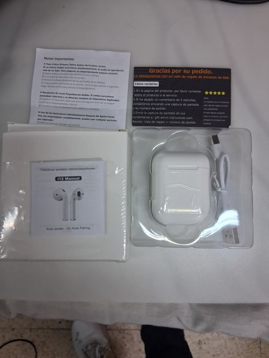 Auriculares TWS I12 Bluetooth
