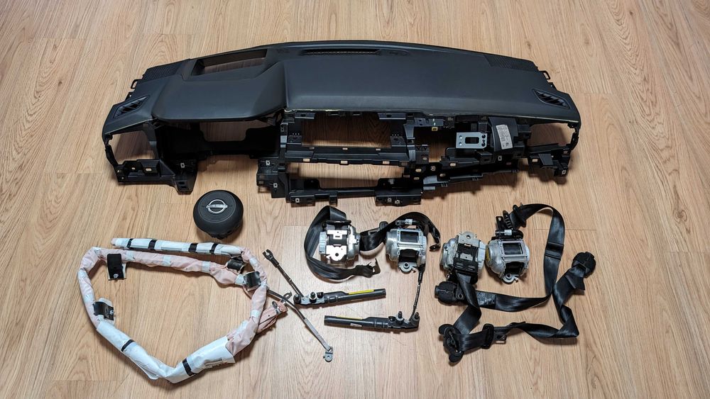 Conjunto Kit Airbags Tablier Nissan Qashqai J12 Original 2021/
