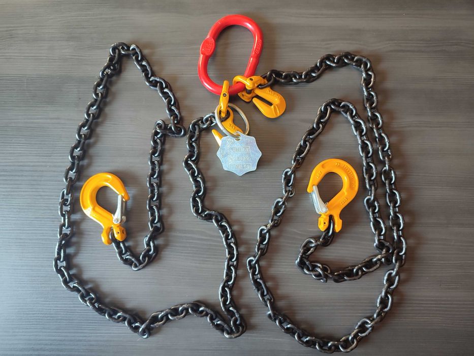 Zawiesie łańcuchowe 2-cięgnowe dźwigowe 1,6T 2m Atest!!