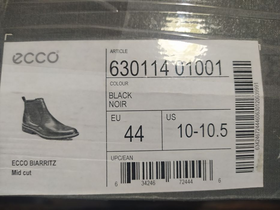 Ботинки, туфли, полуботинки Ecco, Экко