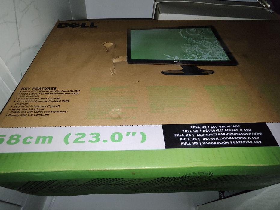 Monitor Dell 23" + Soundbar – Como Novo! – 110€