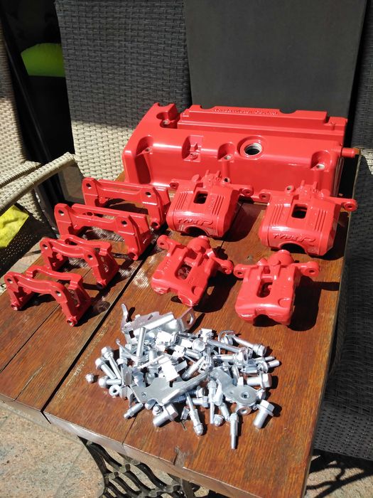 Piaskowanie śrutowanie malowanie proszkowe renowacja części motocykli