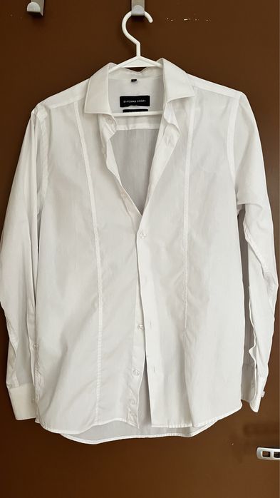 Zestaw meski garnitur koszula pasek studiowka matura